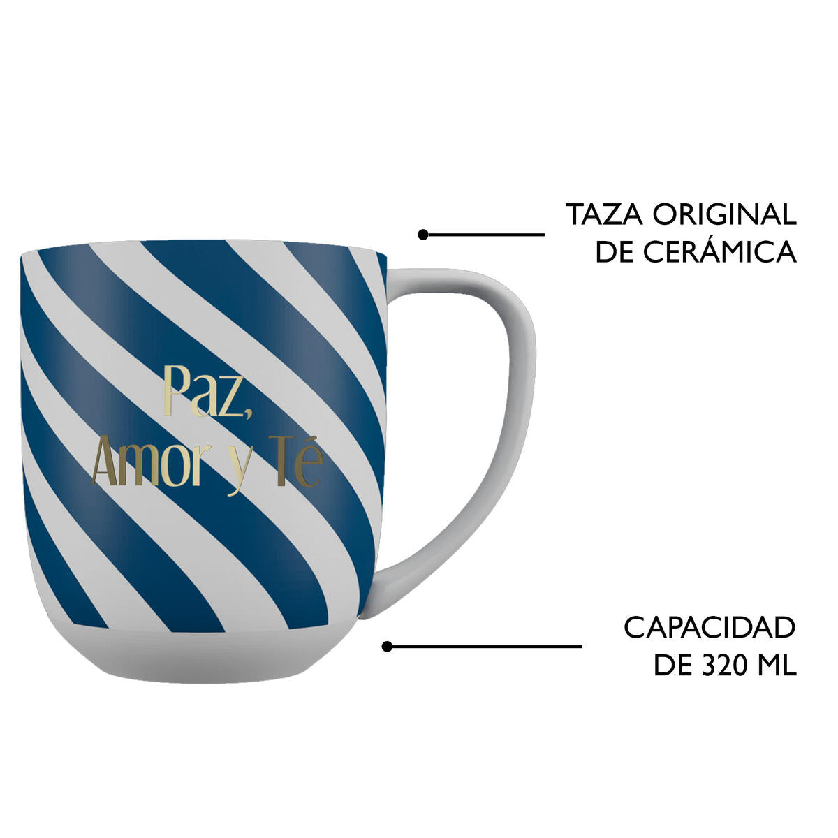 Mug cadeau - Paz, Amor y Té 5