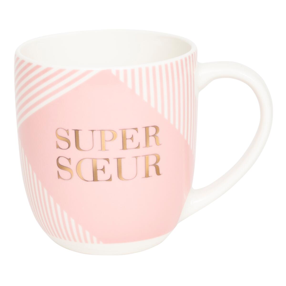 Mug thème famille Super Soeur 2