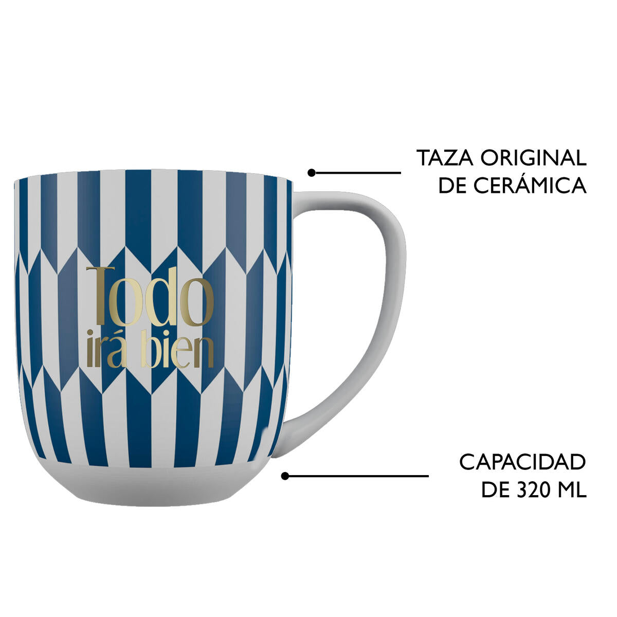 Mug cadeau - Todo ira bien 5