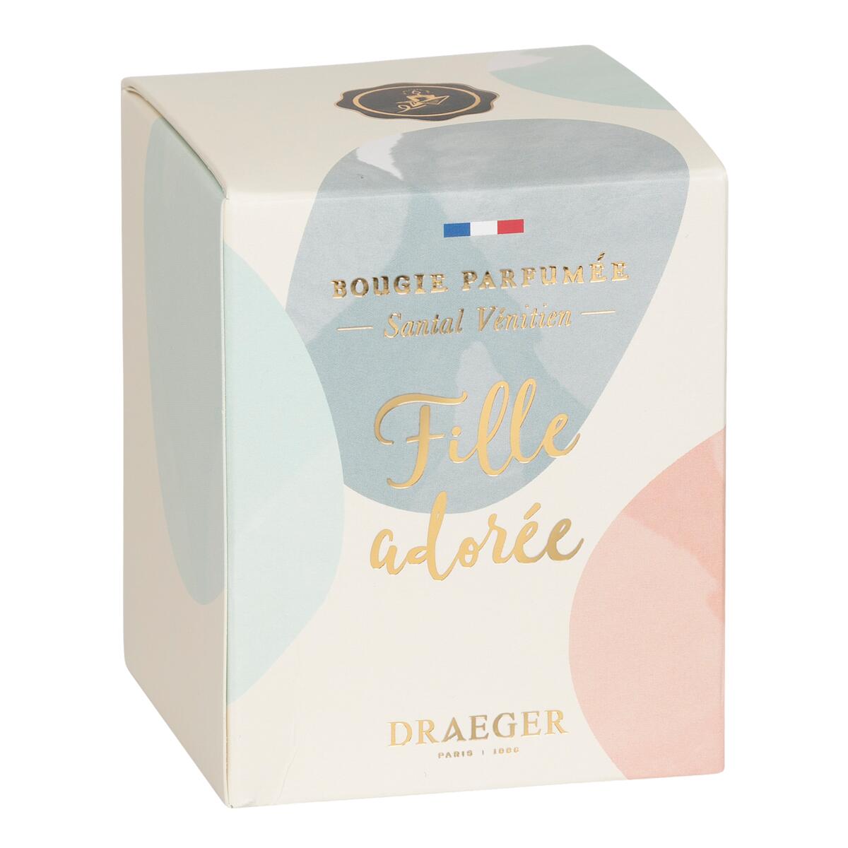 Bougie thème famille Fille adorée 3