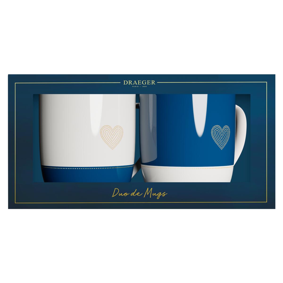 Duo de Mugs Mariage - Coeurs 1