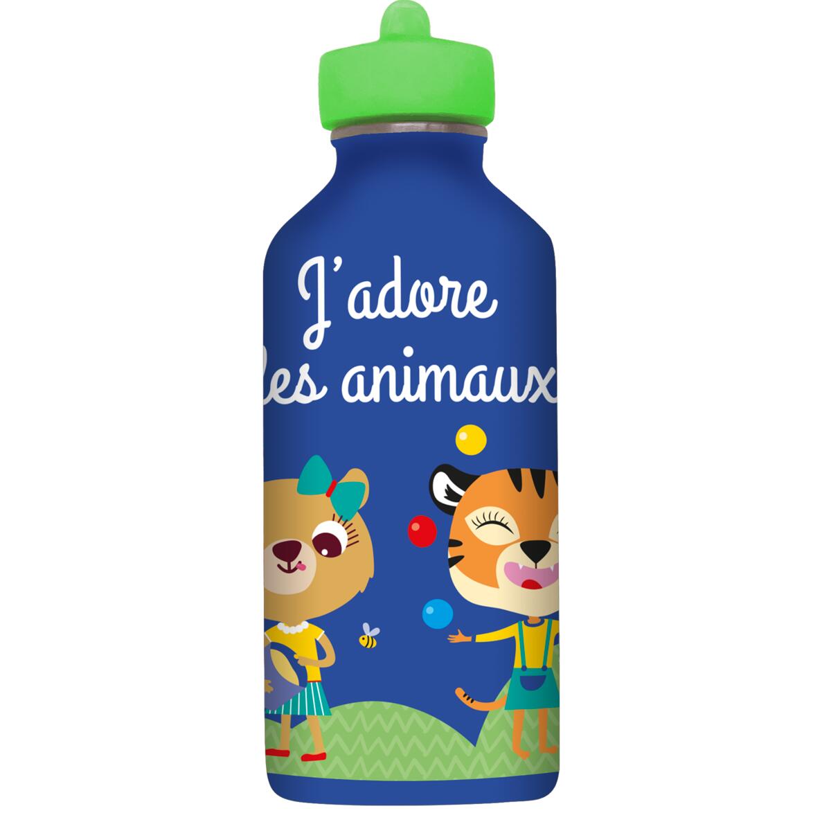 Gourde enfant J'adore les animaux 1