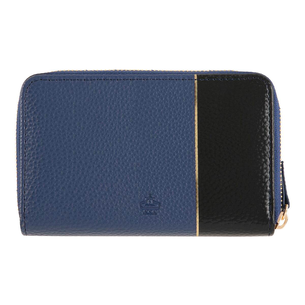 Portefeuille à motifs Bleu graphique noir 3