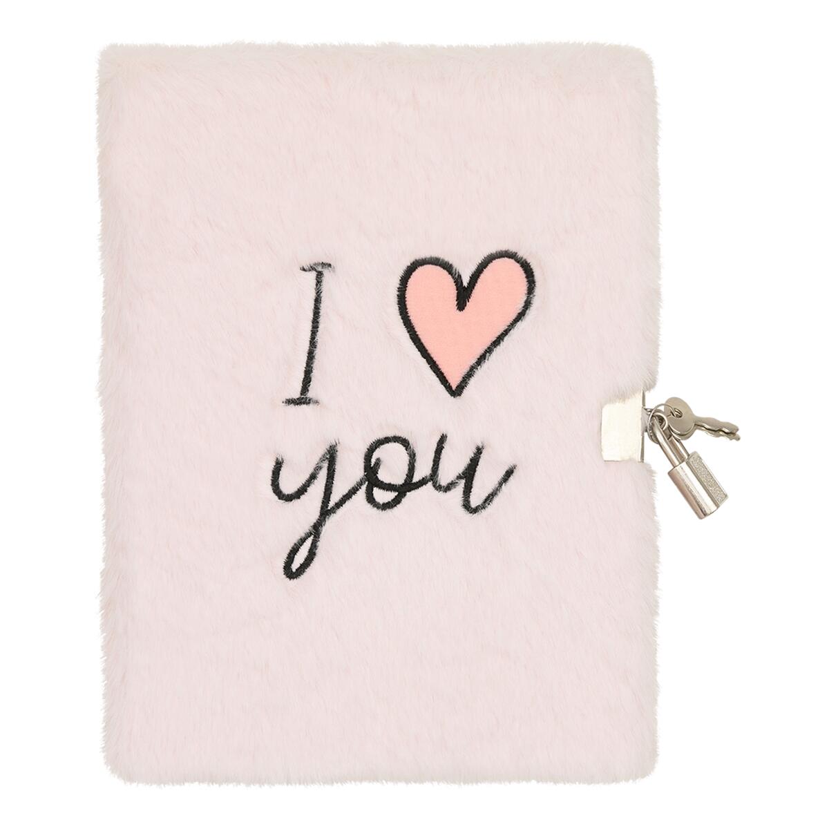 Journal intime Cocooning I love you rose 1