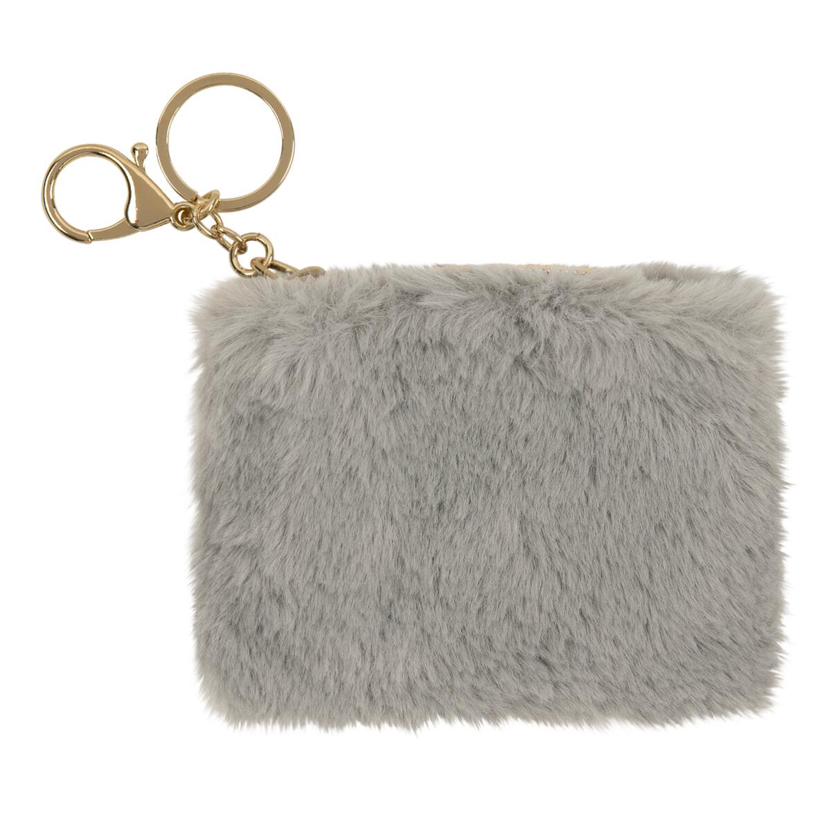Porte-monnaie Cocooning Chat gris 2