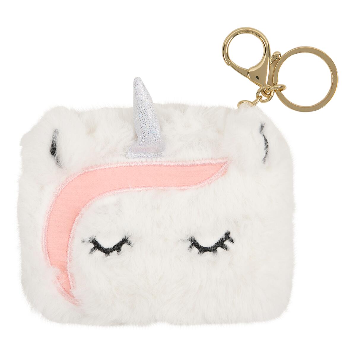 Porte-monnaie Cocooning Licorne blanc 1