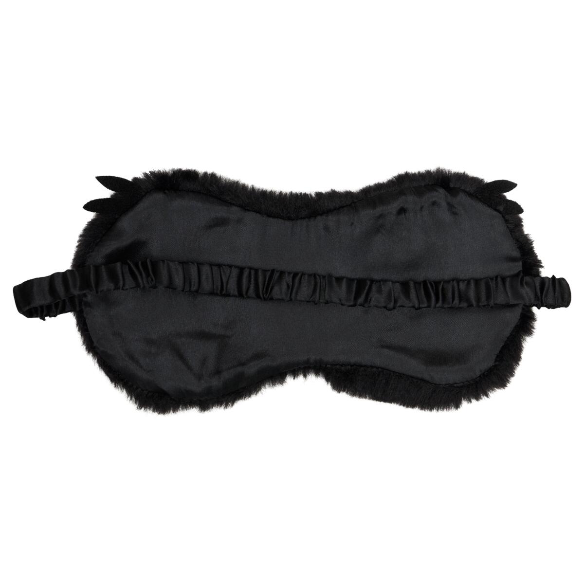 Masque de nuit Cocooning Chouette noir 2