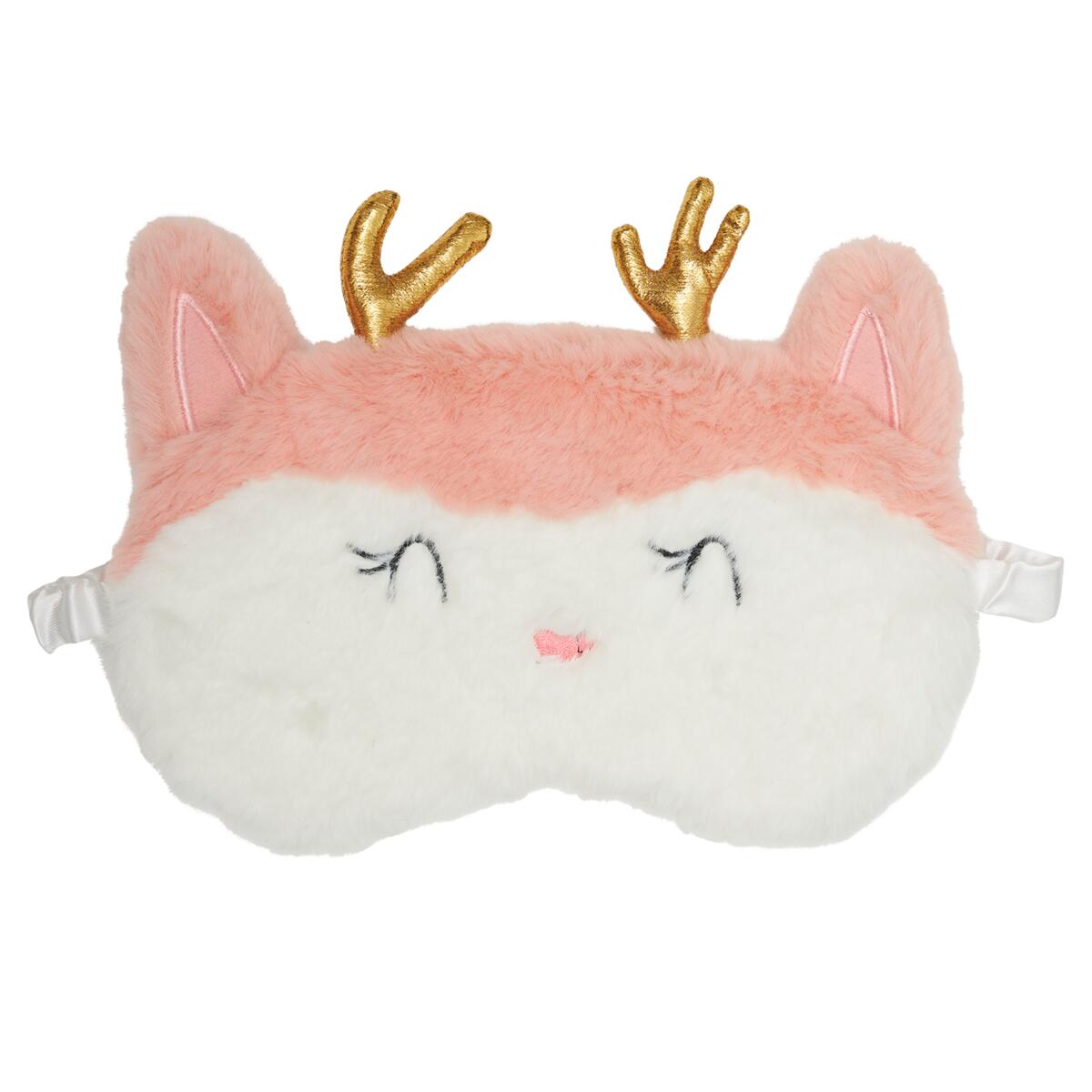 Masque de nuit Cocooning Renne blanc 1