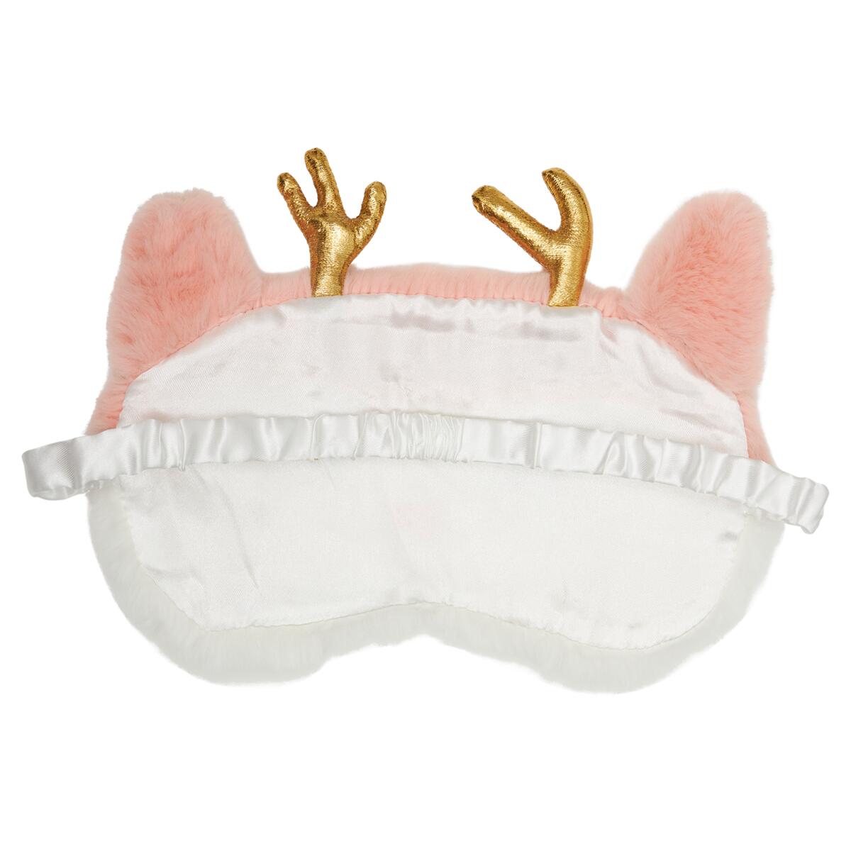 Masque de nuit Cocooning Renne blanc 2