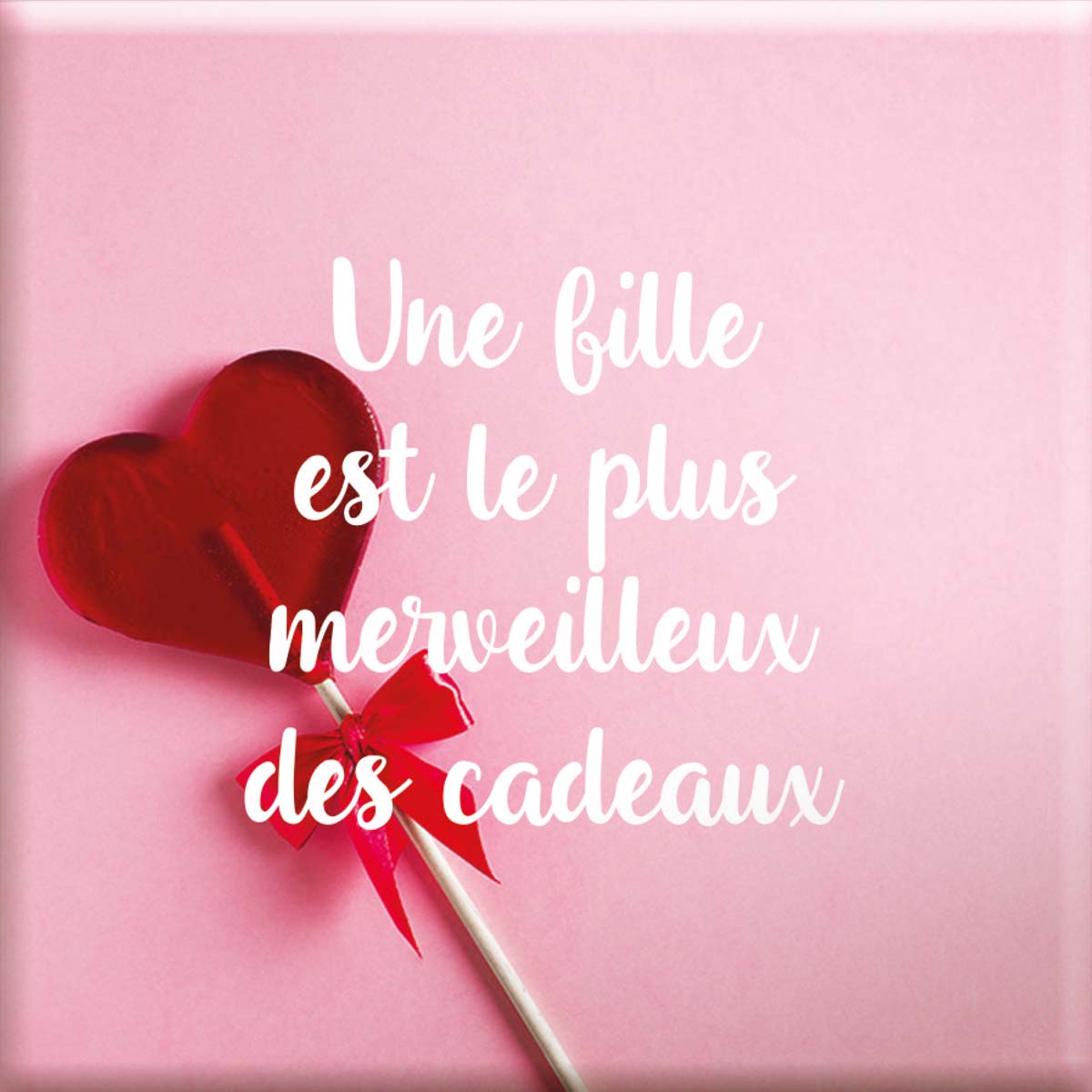 Imán magnético: una niña es el regalo más maravilloso