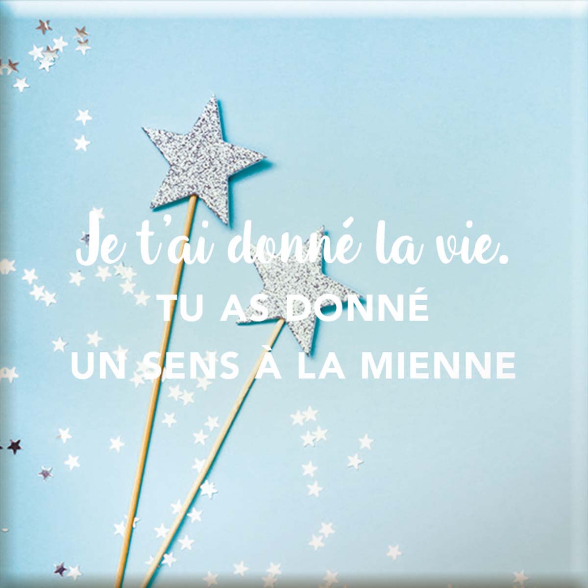 Imán Imán - Yo te di la vida, tú le diste sentido a la mía.