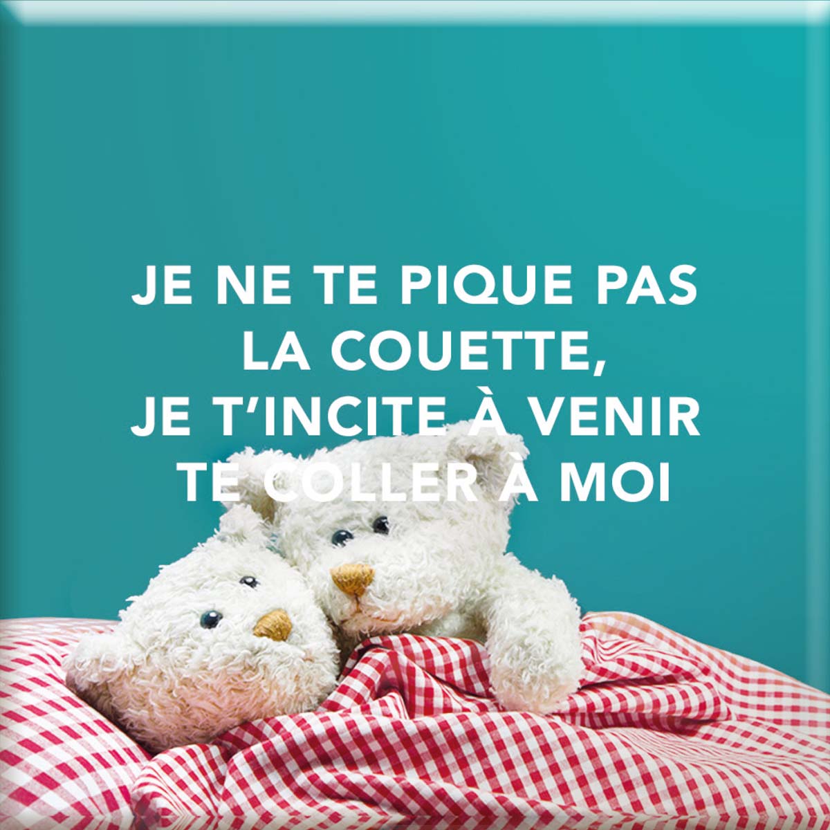 Magnetic Magnet with Personalized Messages