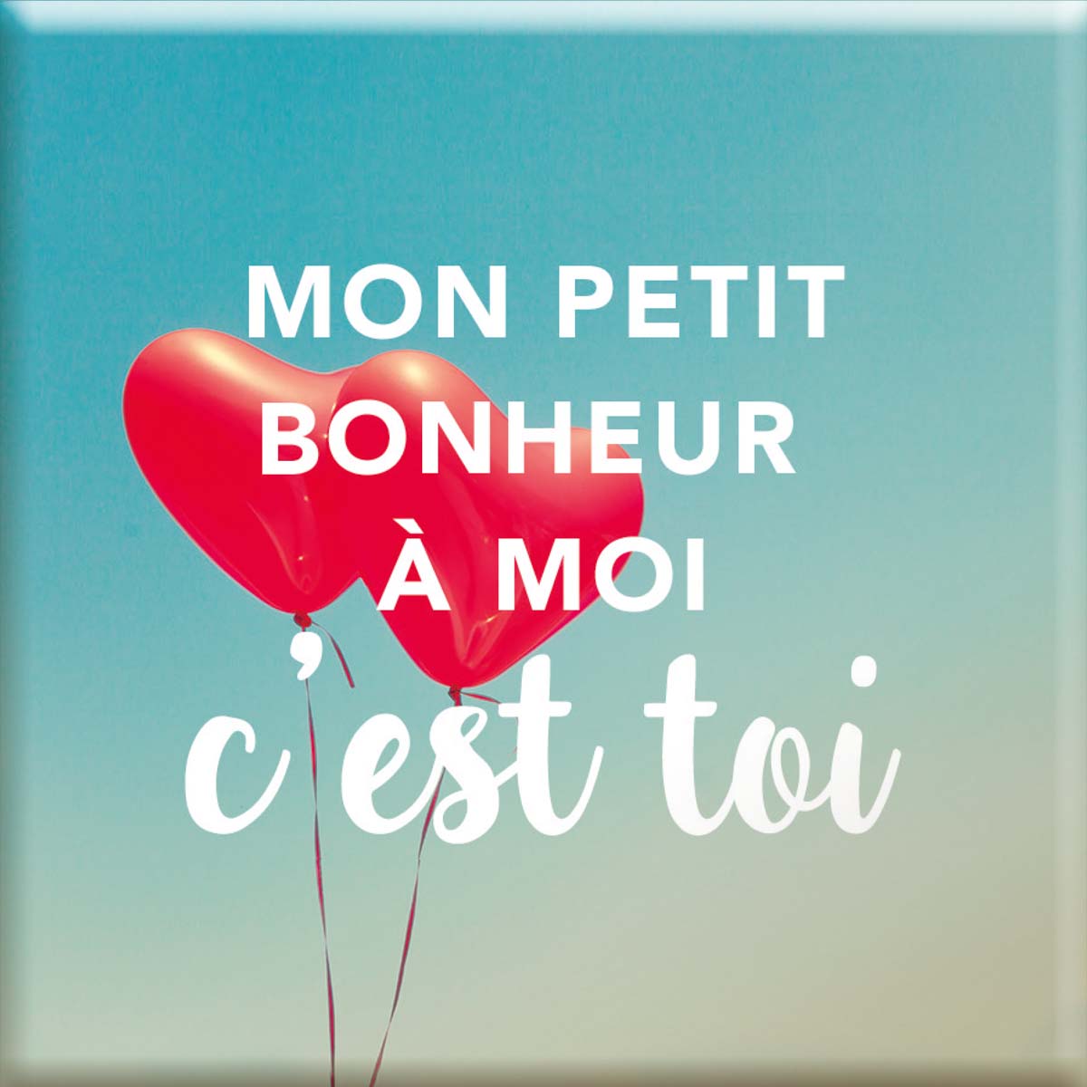 Magnetic Magnet with Personalized Messages