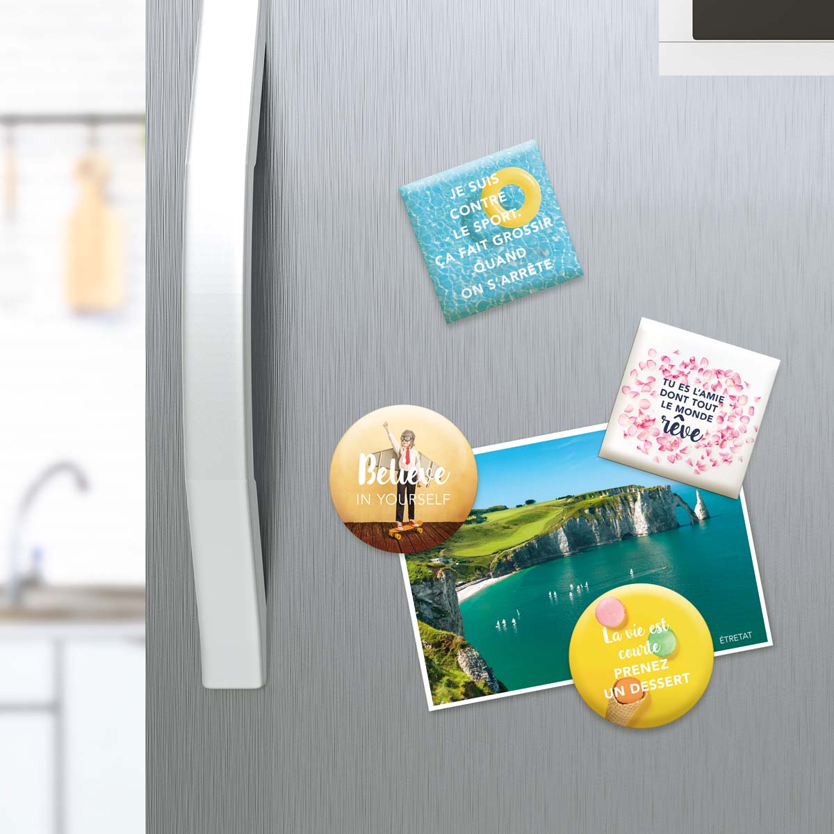 Magnetic Magnet with Personalized Messages