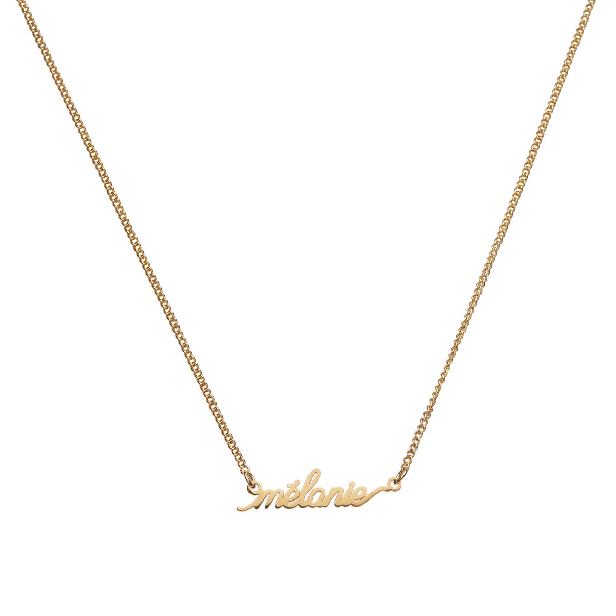 Collier prénom Pastel Chic Mélanie 1