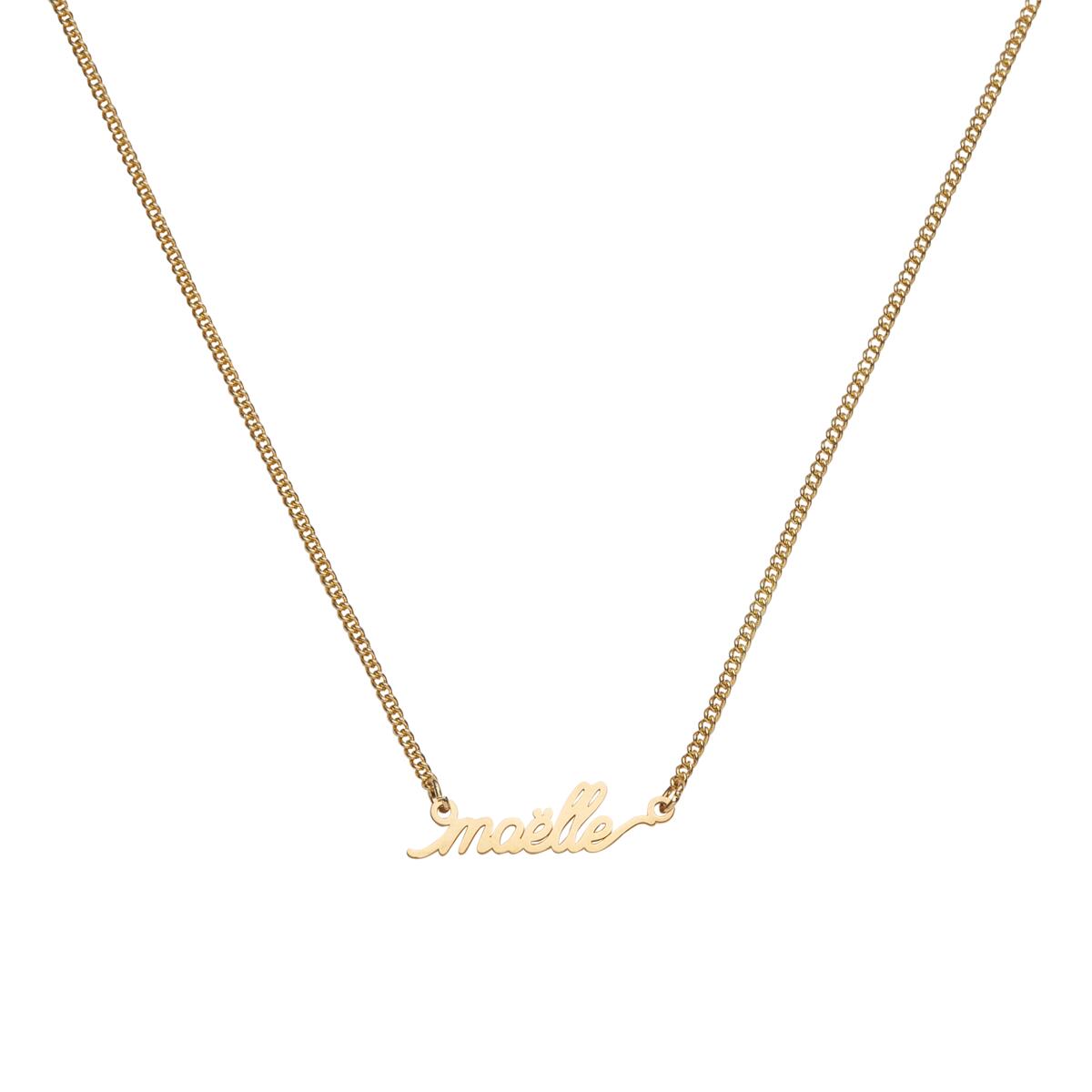 Collier prénom Pastel Chic Maëlle 1