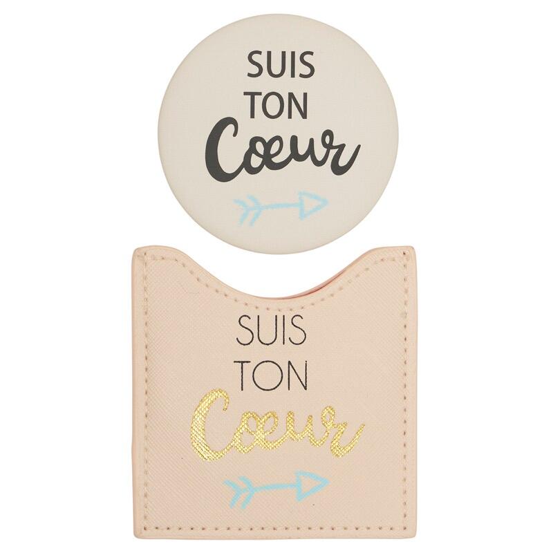 Miroir de poche Beauty Kit Suis ton cœur 1