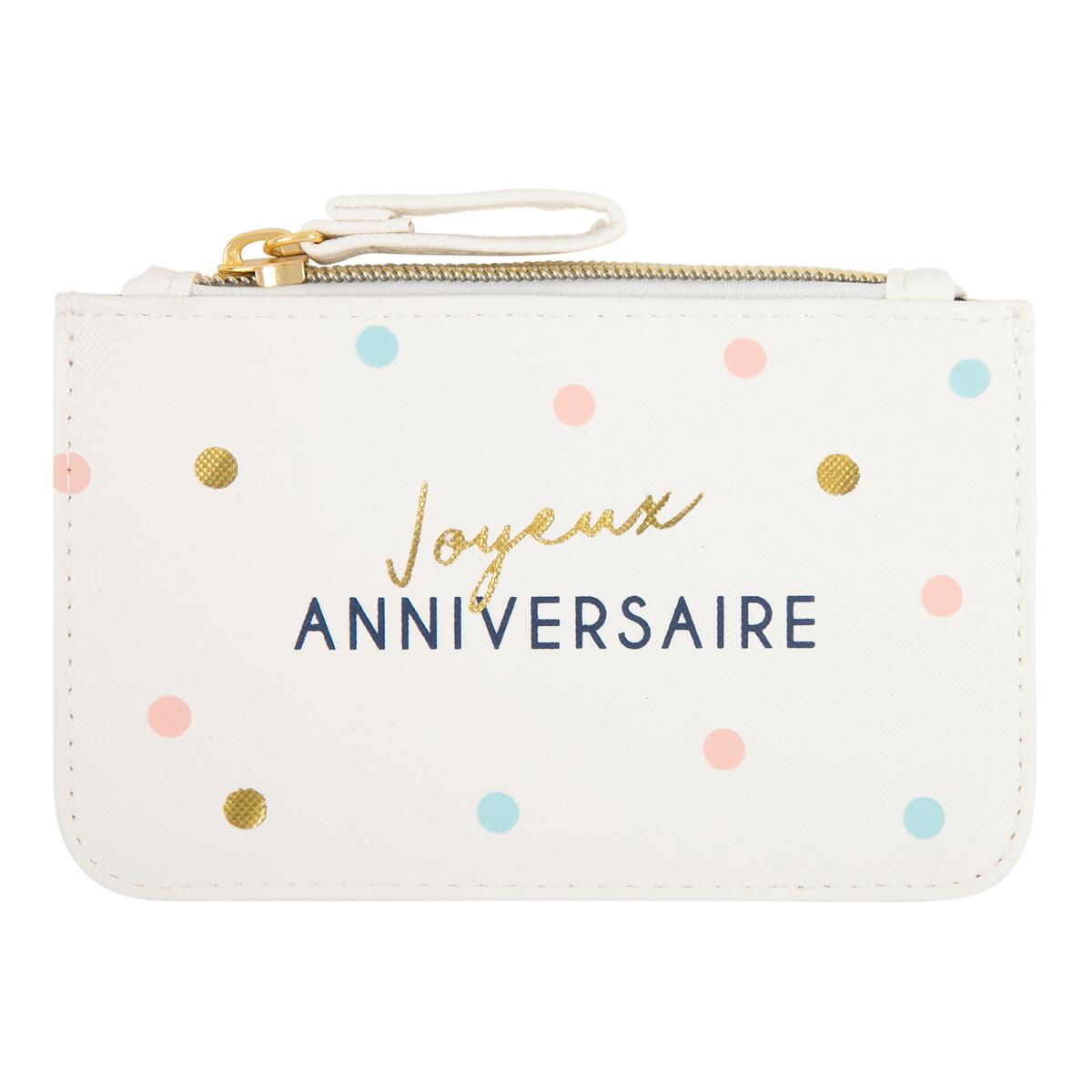 Petite pochette Joyeux anniversaire