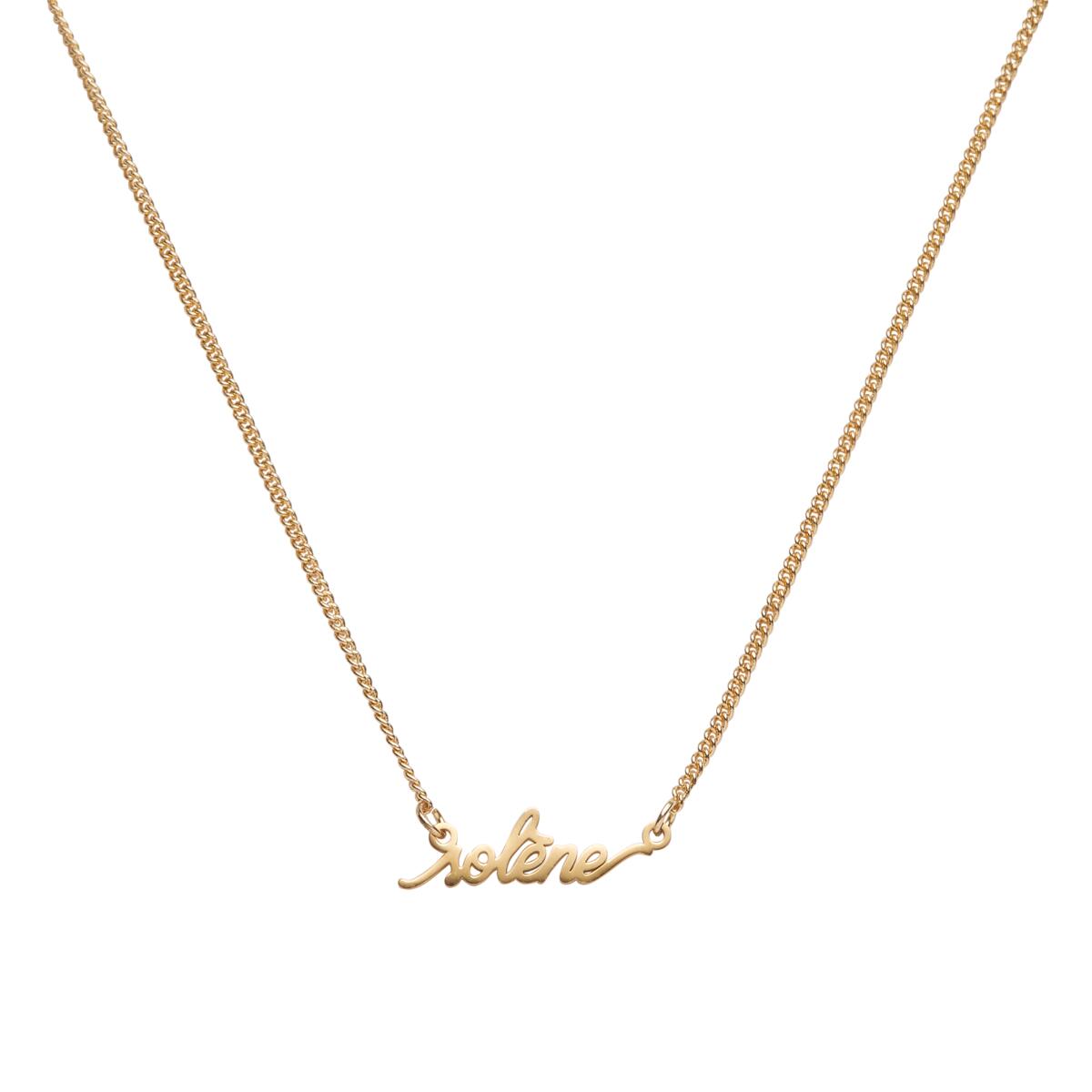 Collier prénom Pastel Chic Solène 1