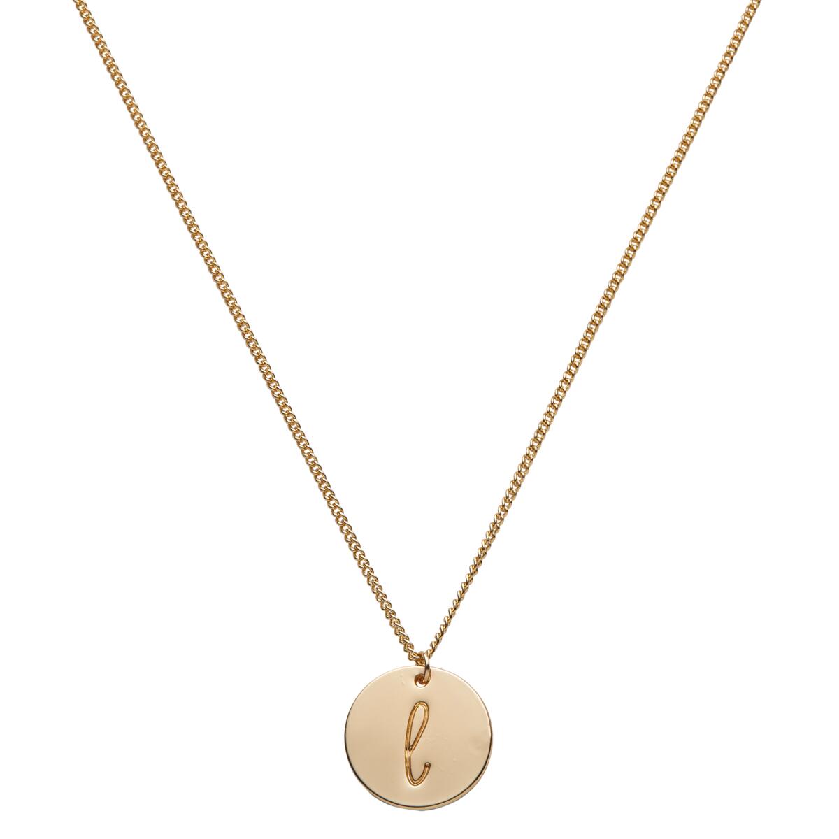 Collier initiale prénom Pastel Chic L 1