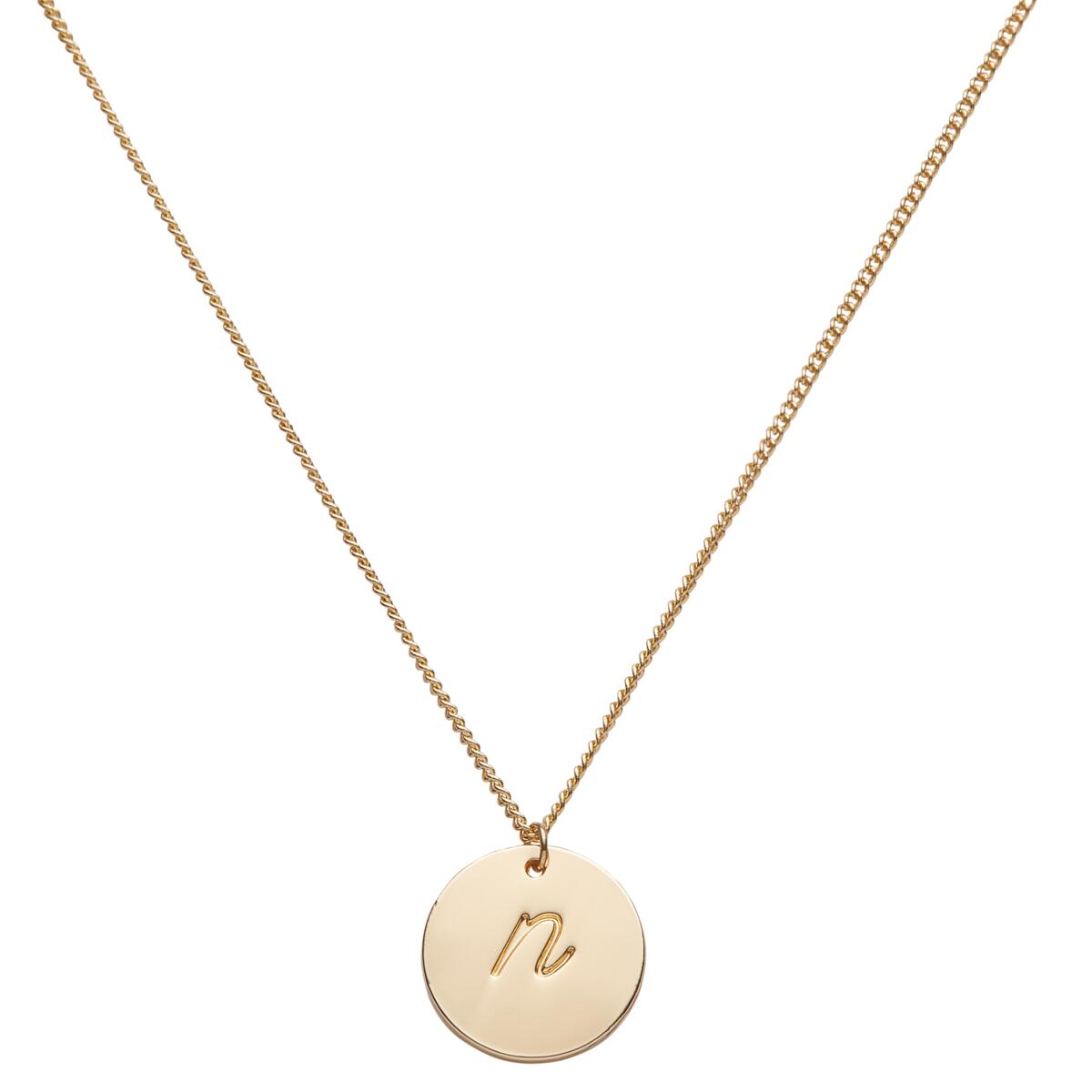 Collier initiale prénom Pastel Chic N 1