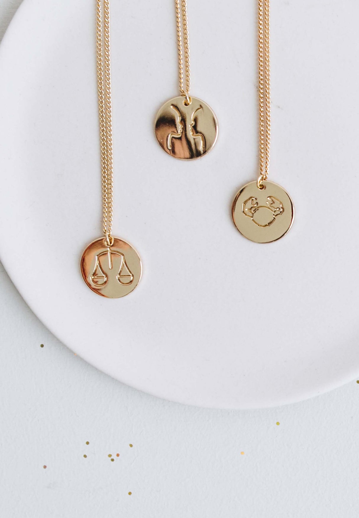 Collar con signo astrológico Pastel Chic