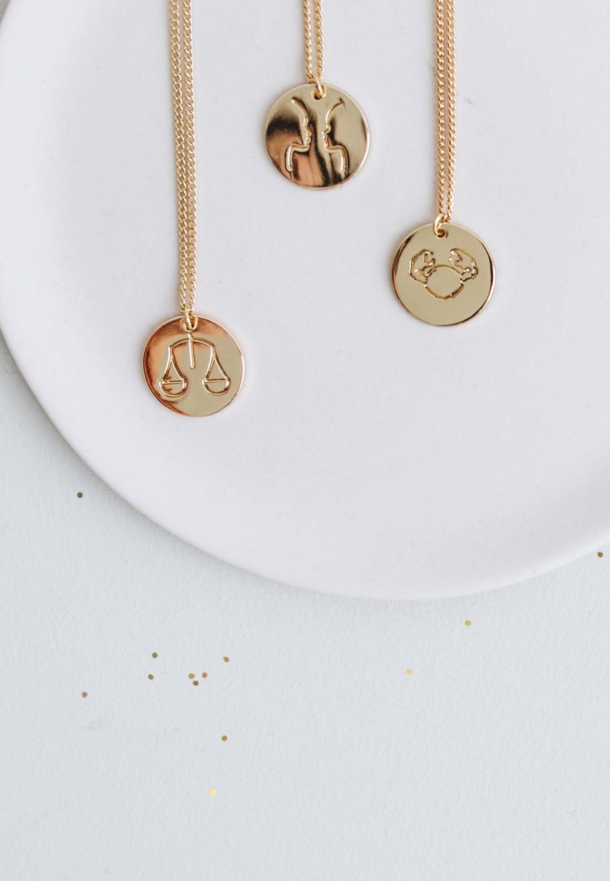 Collar con signo astrológico Pastel Chic