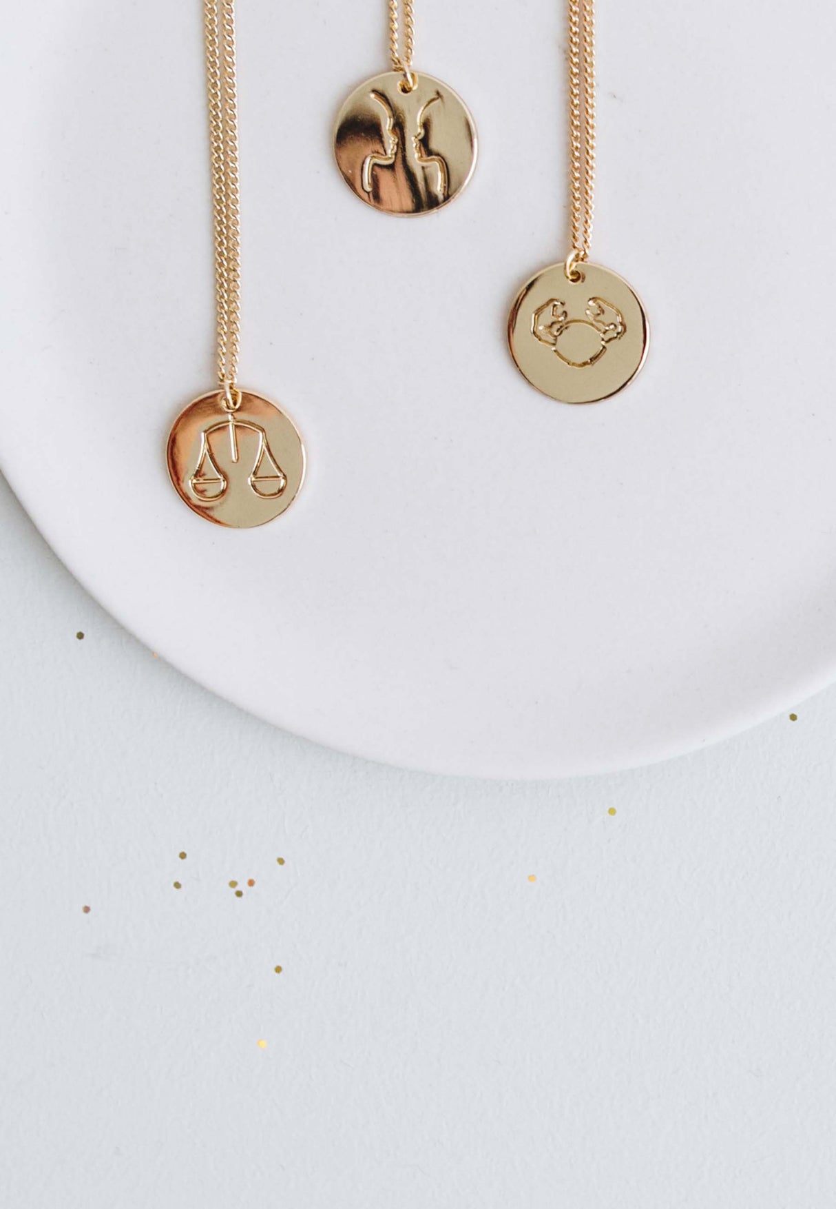 Collar con signo astrológico Pastel Chic