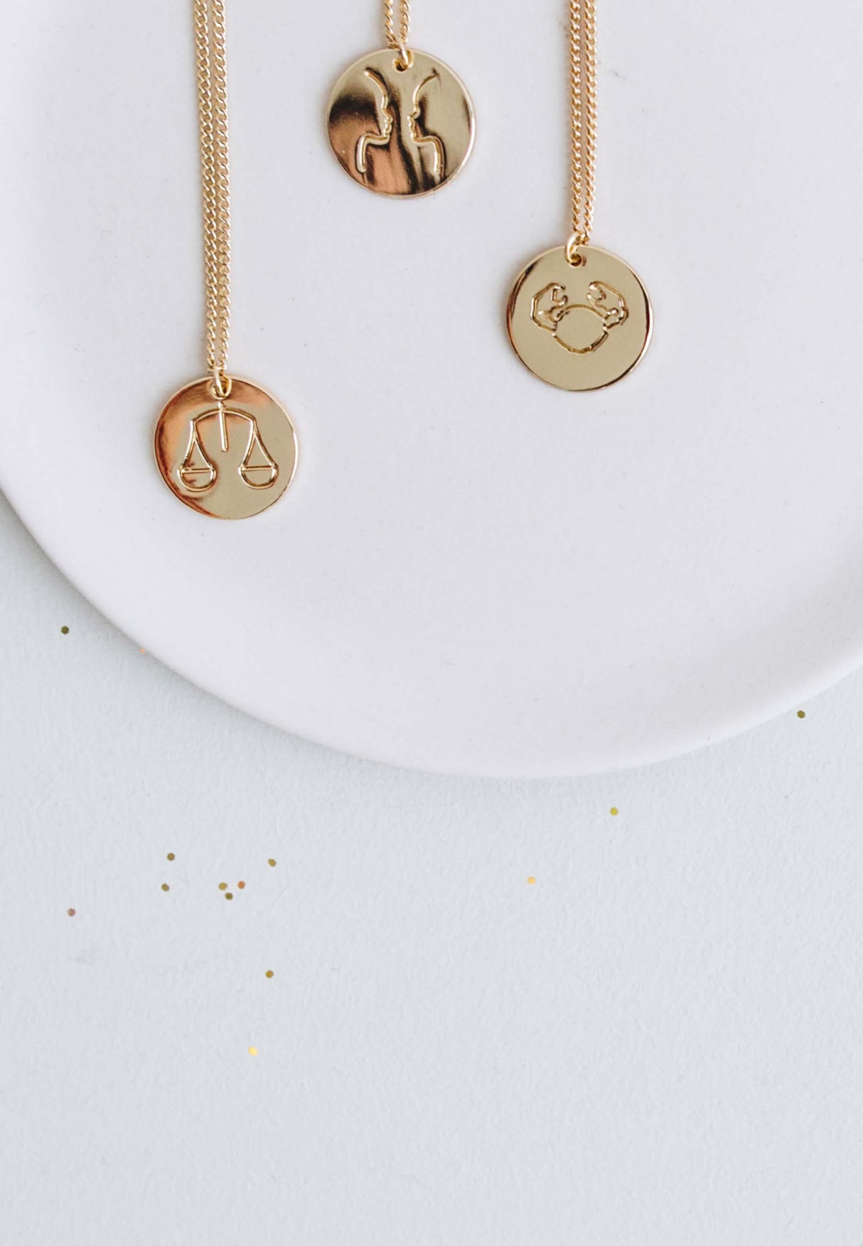 Collar con signo astrológico Pastel Chic