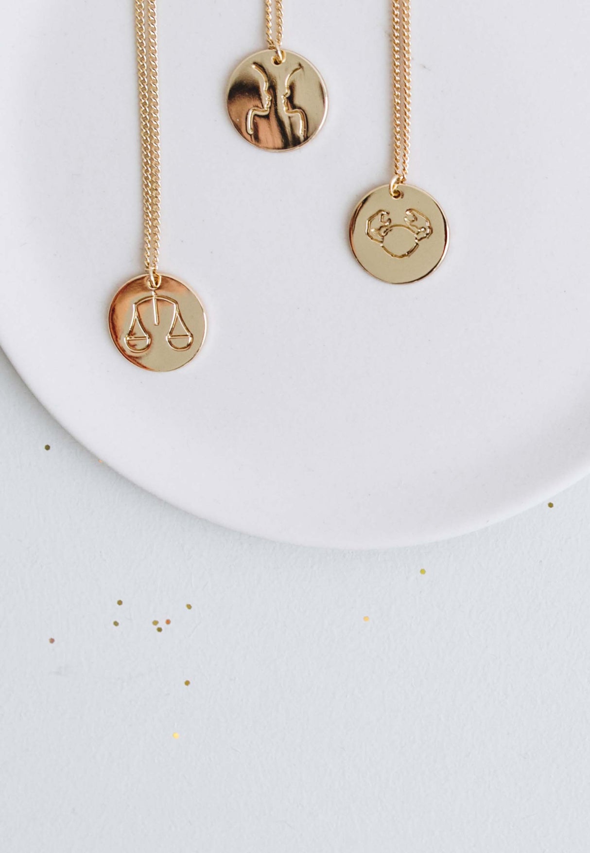 Collar con signo astrológico Pastel Chic