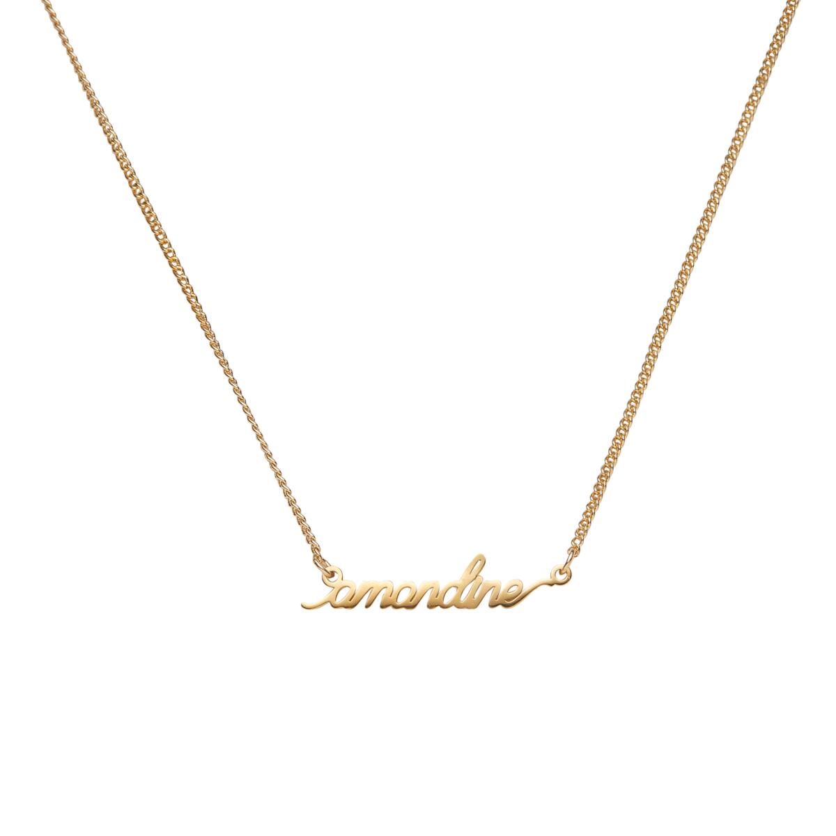 Collier prénom Pastel Chic Amandine 1