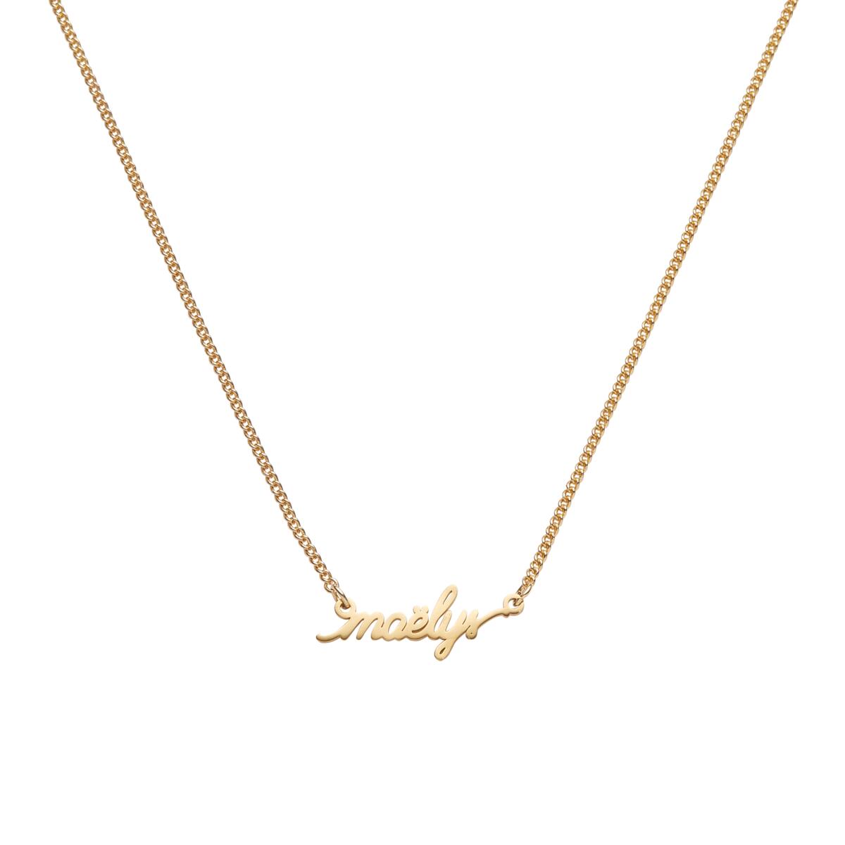 Collier prénom Pastel Chic Maëlys 1