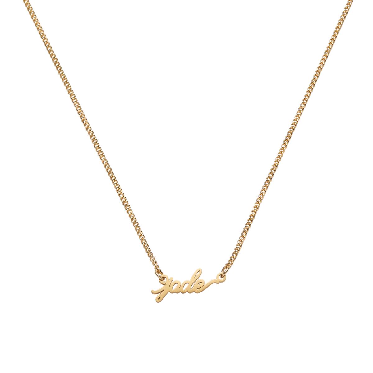 Collier prénom Pastel Chic Jade 1