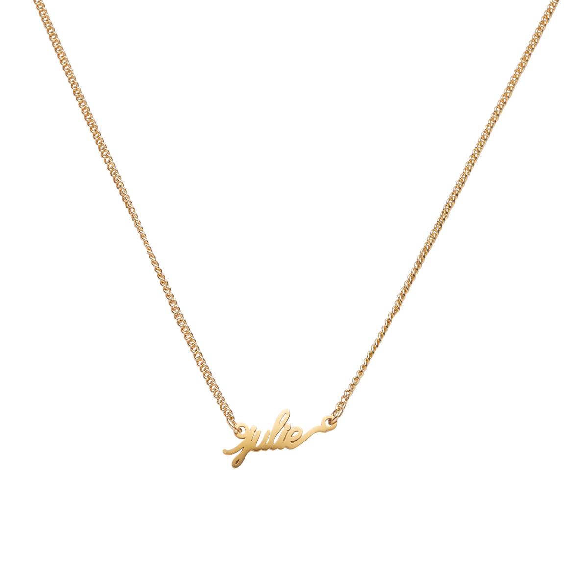 Collier prénom Pastel Chic Julie 1