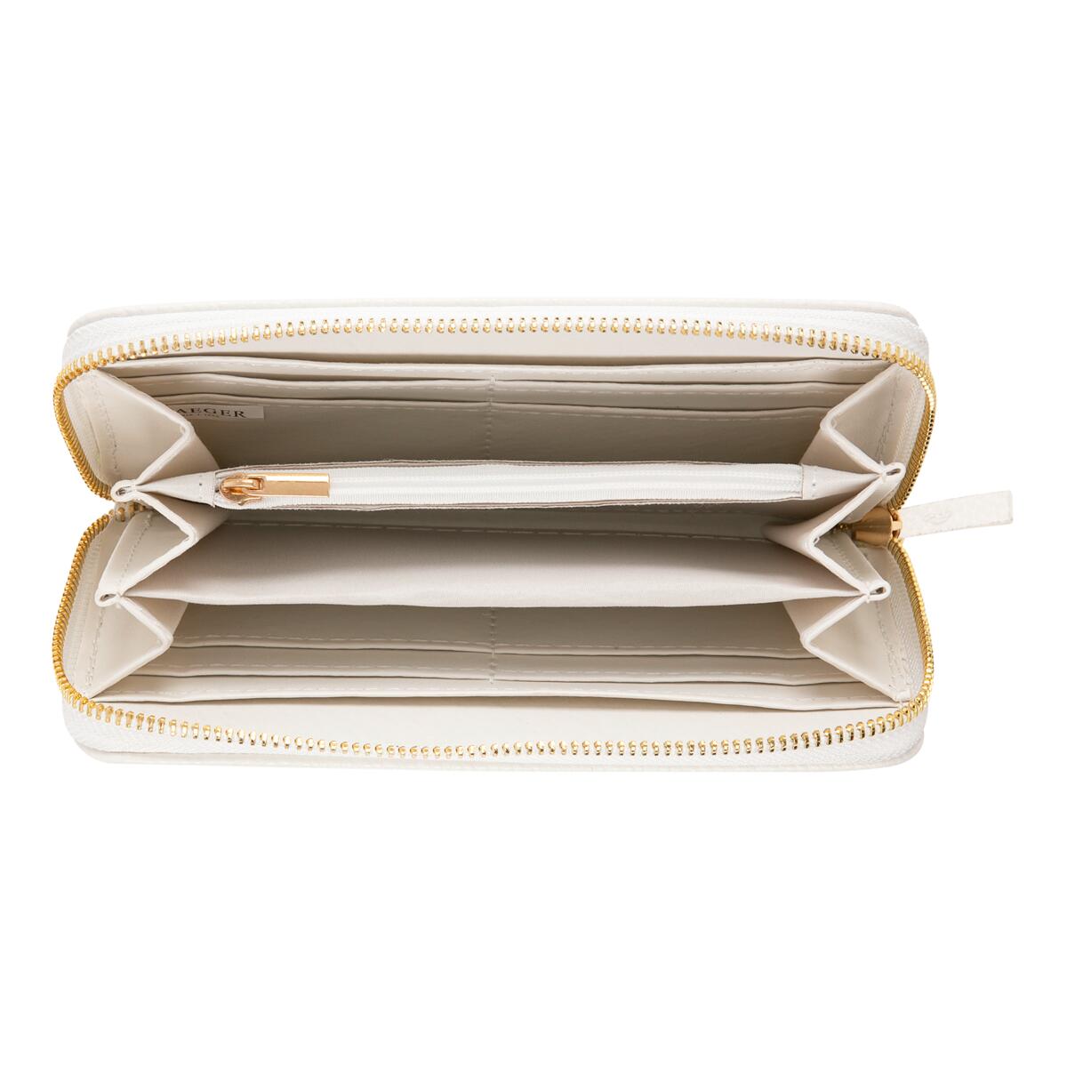 Grand portefeuille à motifs Ivoire Love 2