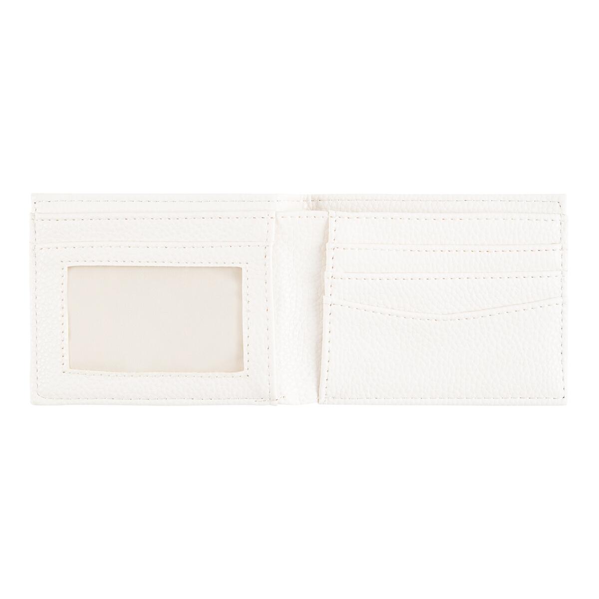 Portefeuille plat Blanc graphique 2