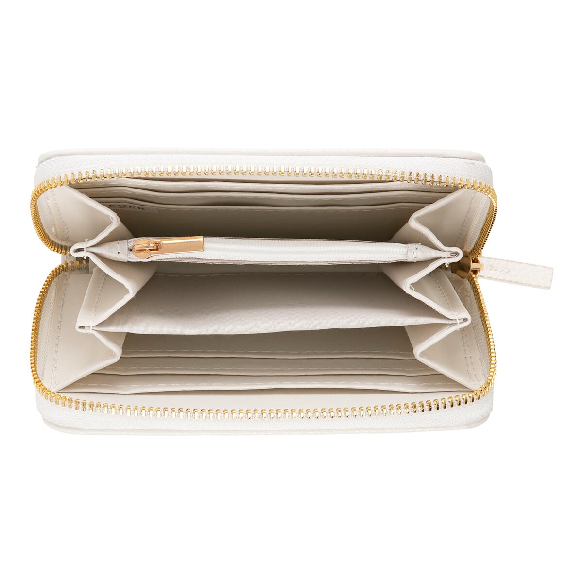 Portefeuille à motifs Ivoire cœur 2