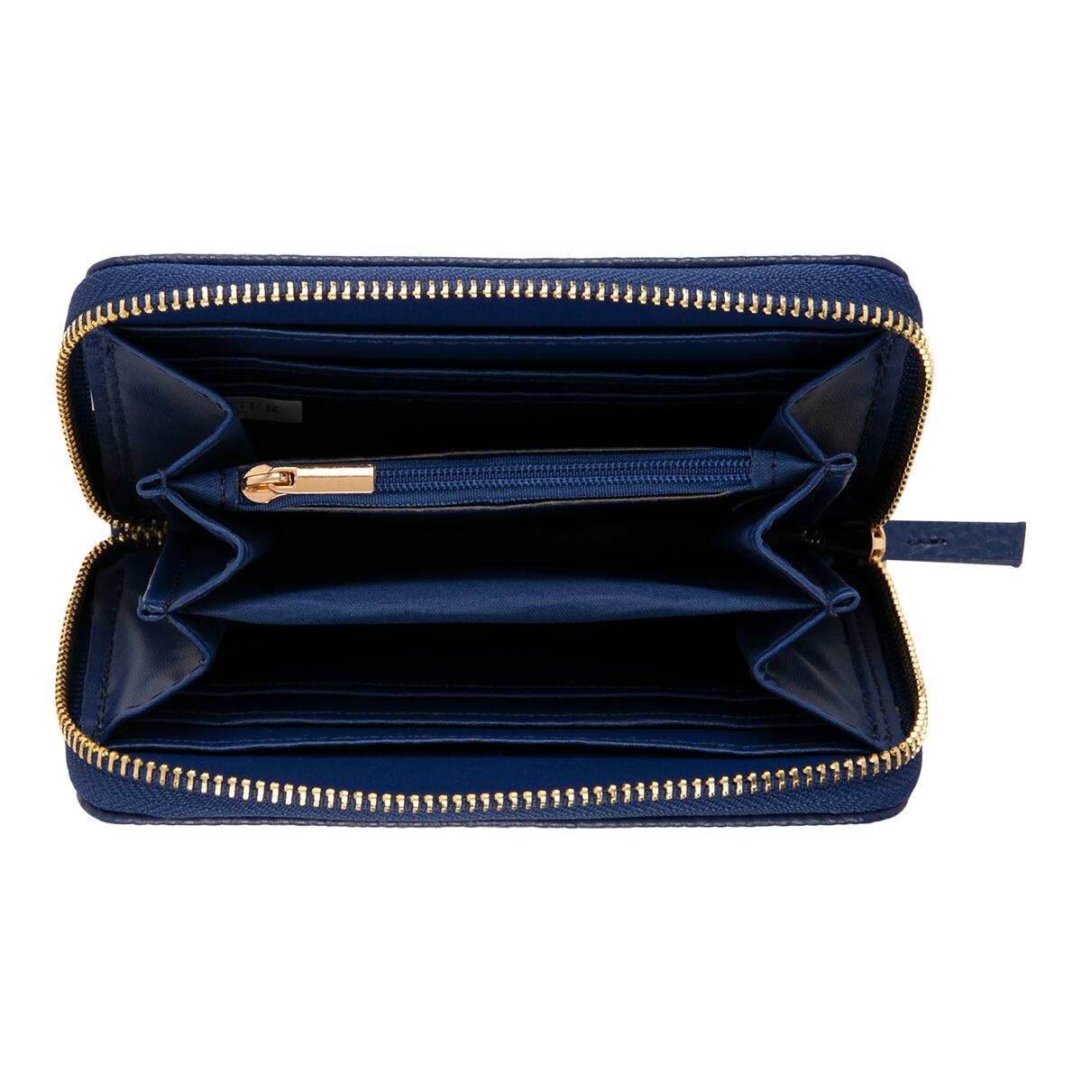 Portefeuille à motifs Bleu marine graphique 2