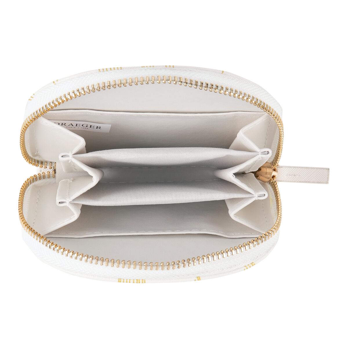 Porte-monnaie à motif Blanc géométrique 2