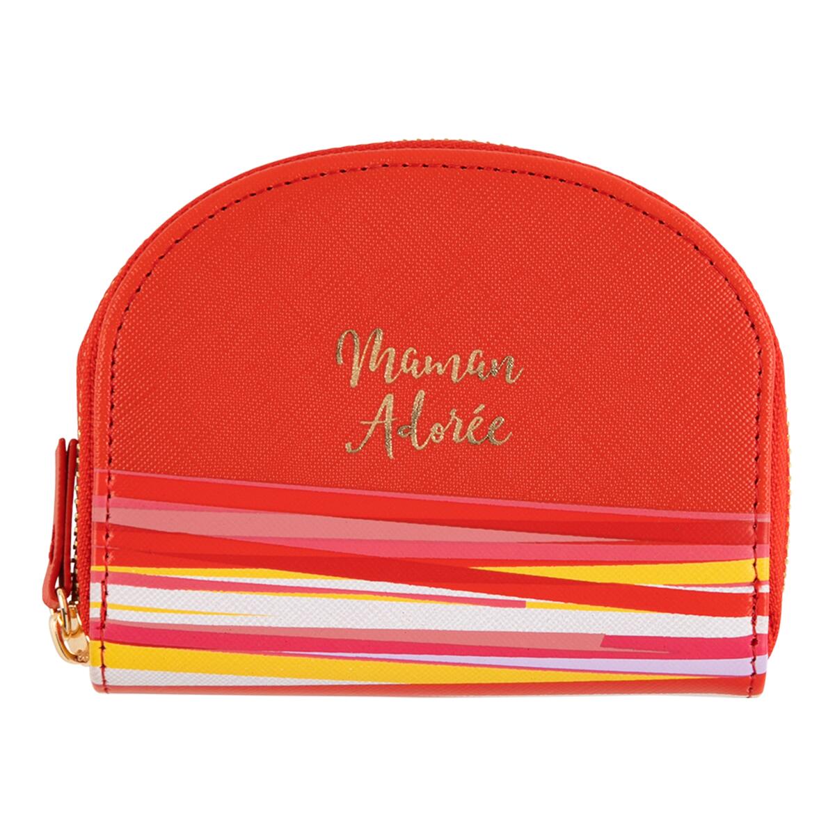 Porte-monnaie à message Maman adorée 1