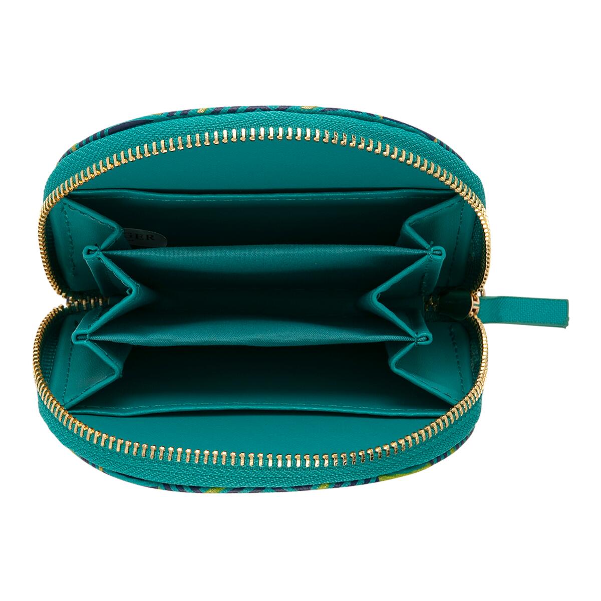 Porte-monnaie à motif Vert graphique 2