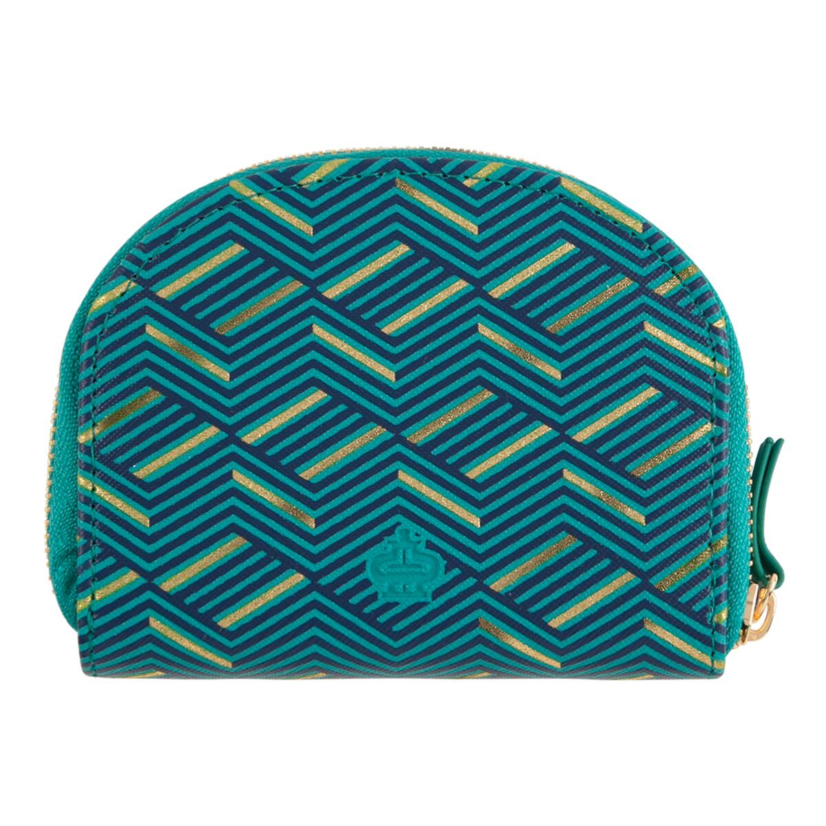 Porte-monnaie à motif Vert graphique 3