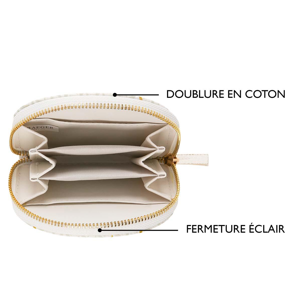 Porte-monnaie à motif Blanc graphique 5