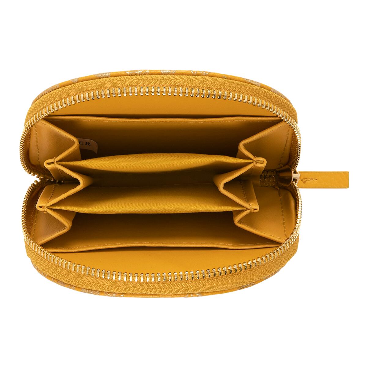 Porte-monnaie à motif Moutarde feuilles 2