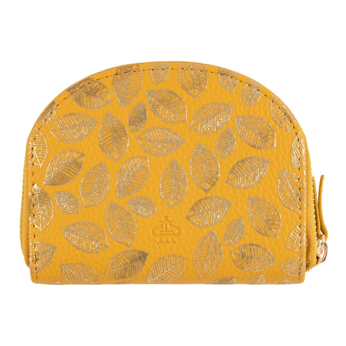 Porte-monnaie à motif Moutarde feuilles 3