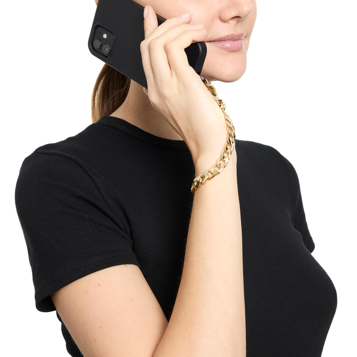 Dragonne Téléphone Doré 4