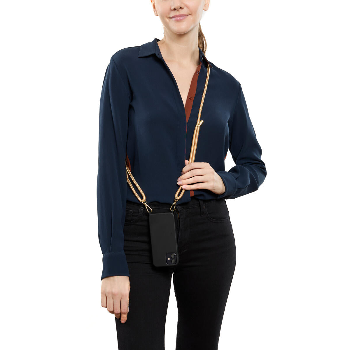 Cordon Téléphone Doré 5