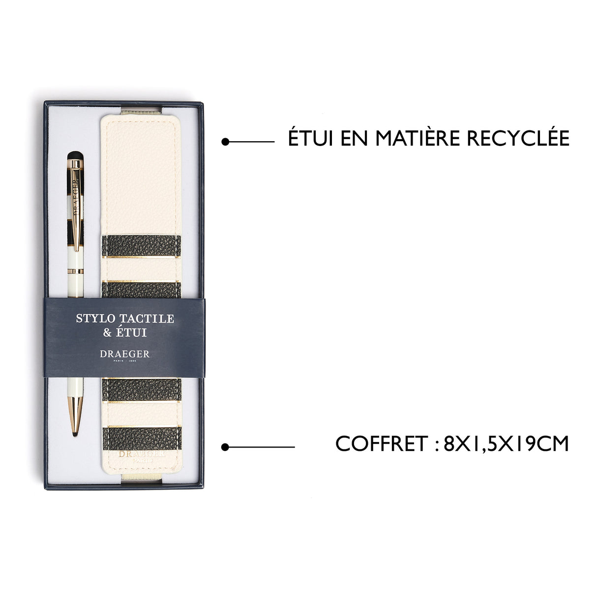 Lápiz táctil con estuche Office Chic: varios diseños