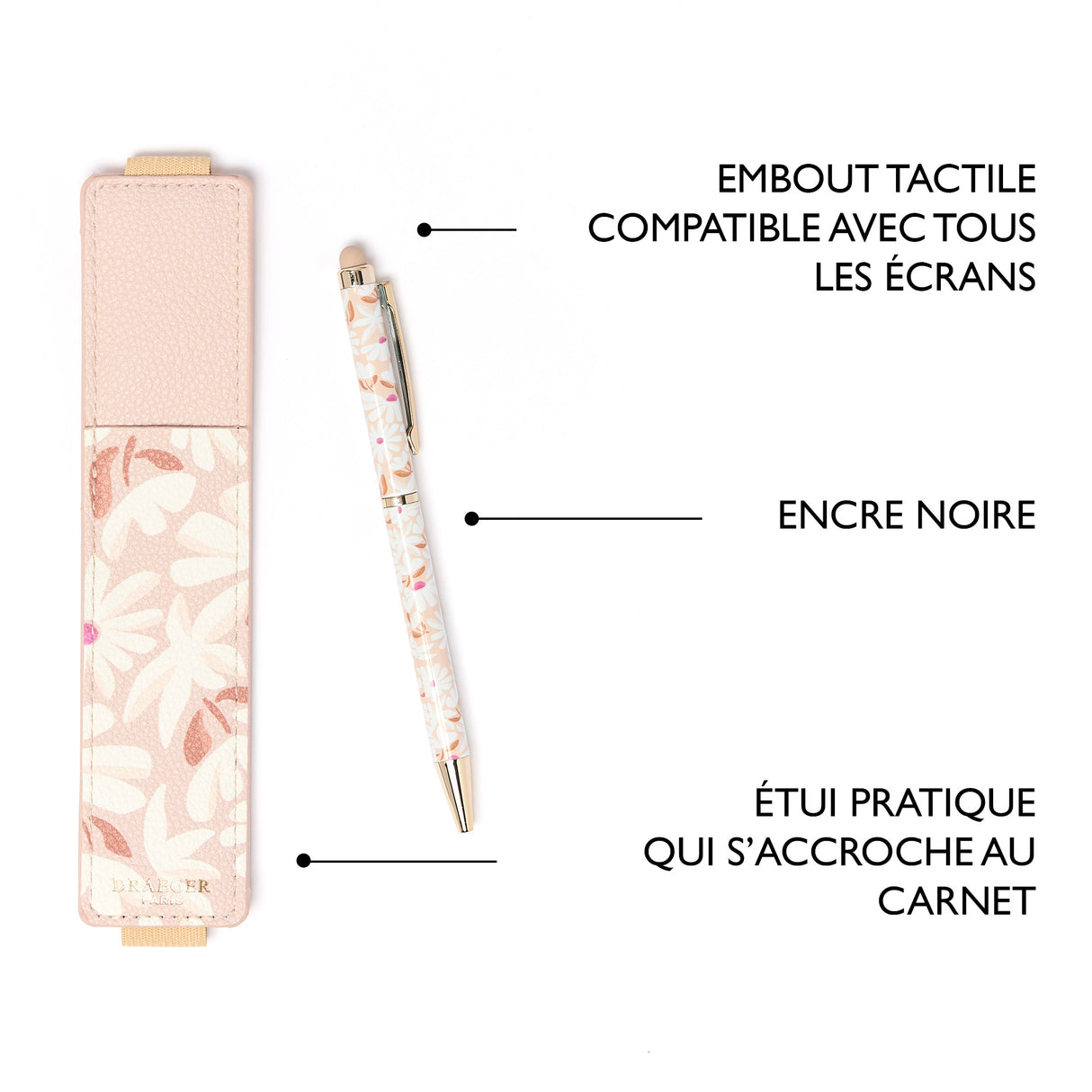 Lápiz táctil con estuche Office Chic: varios diseños