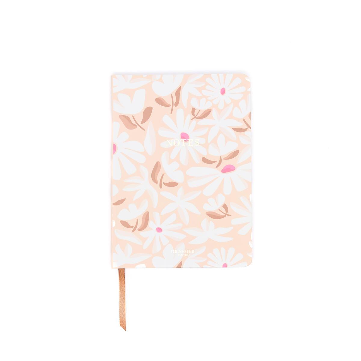 Carnet de notes A5 Office Chic Fleurs taupe 1